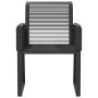 Garden chairs 4 units black synthetic rattan by , Garden chairs - Ref: Foro24-4008114, Price: 257,99 €, Discount: %