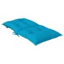 Garden chair cushion low backrest 2 units blue fabric 100x50x7 cm by , Cushions for chairs and sofas - Ref: Foro24-360305, Pr...