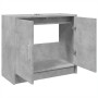 Armario de lavabo madera ingeniería gris hormigón 63x29x55 cm de , Muebles de baño - Ref: Foro24-848097, Precio: 59,41 €, Des...