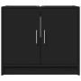 Engineered wood vanity cabinet in black, 63x29x55 cm by , Bathroom furniture - Ref: Foro24-848095, Price: 61,07 €, Discount: %