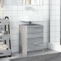 Armario de lavabo madera de ingeniería gris Sonoma 40x37x59 cm de , Muebles de baño - Ref: Foro24-848106, Precio: 73,00 €, De...