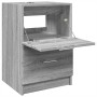 Engineered wood gray Sonoma sink cabinet 40x37x59 cm by , Bathroom furniture - Ref: Foro24-848106, Price: 73,00 €, Discount: %