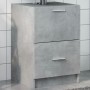 Armario de lavabo madera ingeniería gris hormigón 40x37x59 cm de , Muebles de baño - Ref: Foro24-848104, Precio: 71,00 €, Des...