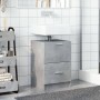 Armario de lavabo madera ingeniería gris hormigón 40x37x59 cm de , Muebles de baño - Ref: Foro24-848104, Precio: 71,00 €, Des...