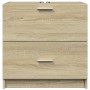 Armario de lavabo madera de ingeniería roble Sonoma 59x37x59 cm de , Muebles de baño - Ref: Foro24-848110, Precio: 85,66 €, D...