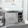 Armario de lavabo madera ingeniería gris hormigón 90x29x55 cm de , Muebles de baño - Ref: Foro24-848125, Precio: 78,99 €, Des...