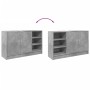 Armario de lavabo madera ingeniería gris hormigón 90x29x55 cm de , Muebles de baño - Ref: Foro24-848125, Precio: 78,99 €, Des...