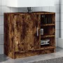 Engineered smoked oak wood bathroom cabinet 63x29x55 cm by , Bathroom furniture - Ref: Foro24-848133, Price: 60,67 €, Discoun...