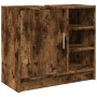 Armario de lavabo madera ingeniería roble ahumado 63x29x55 cm de , Muebles de baño - Ref: Foro24-848133, Precio: 60,67 €, Des...