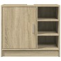 Armario de lavabo madera de ingeniería roble Sonoma 63x29x55 cm de , Muebles de baño - Ref: Foro24-848131, Precio: 60,67 €, D...