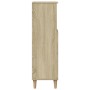 Armario de baño madera contrachapada roble Sonoma 30x30x100 cm de , Tocadores de baño - Ref: Foro24-849659, Precio: 56,81 €, ...