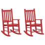 Mecedoras para niños 2 uds madera maciza de álamo rojas de , Mecedoras - Ref: Foro24-3281597, Precio: 110,34 €, Descuento: %