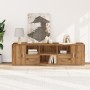 Engineered oak wood corner furniture, Artisian style, 160x40x45 cm by , Closets and storage - Ref: Foro24-3307827, Price: 140...