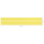 Toldo para balcón HDPE amarillo y blanco 90x500 cm de vidaXL, Sombrillas - Ref: Foro24-310878, Precio: 21,01 €, Descuento: %