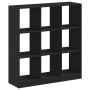 Estantería de madera de ingeniería negra 102x32x108 cm de , Librerías y estanterías - Ref: Foro24-3307838, Precio: 110,15 €, ...