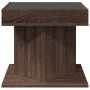 Center table and LED engineered wood in brown oak, 50x50x45 cm by , Coffee table - Ref: Foro24-847566, Price: 112,99 €, Disco...