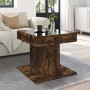 Center table and LED smoked oak engineered wood 50x50x45cm by , Coffee table - Ref: Foro24-847564, Price: 108,99 €, Discount: %