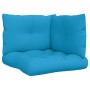 Cushions for pallet sofa, 3 units, blue fabric. by , Cushions for chairs and sofas - Ref: Foro24-360860, Price: 34,42 €, Disc...