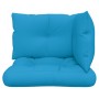 Cushions for pallet sofa, 3 units, blue fabric. by , Cushions for chairs and sofas - Ref: Foro24-360860, Price: 34,42 €, Disc...