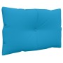 Cushions for pallet sofa, 3 units, blue fabric. by , Cushions for chairs and sofas - Ref: Foro24-360860, Price: 34,42 €, Disc...