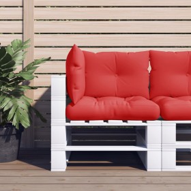 Cushions for pallets, 3 units, red fabric. by , Cushions for chairs and sofas - Ref: Foro24-360862, Price: 26,99 €, Discount: %