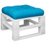 Cojín para sofá de palets de tela azul 50x50x12 cm de , Cojines para sillas y sofás - Ref: Foro24-360429, Precio: 24,04 €, De...