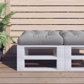 Cushion for pallet sofa, gray fabric, 60x60x12 cm by , Cushions for chairs and sofas - Ref: Foro24-360448, Price: 24,93 €, Di...