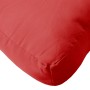 Cojín para sofá de palets de tela rojo 80x80x12 cm de , Cojines para sillas y sofás - Ref: Foro24-360497, Precio: 33,54 €, De...