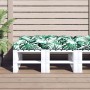 Garden seat cushion in green fabric 120x80x12 cm by , Cushions for chairs and sofas - Ref: Foro24-360525, Price: 40,45 €, Dis...