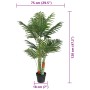 Künstliche Palme mit 3 grünen PP-Stämmen, 120 cm. von , Bäume - Ref: Foro24-4010674, Preis: 73,64 €, Rabatt: %