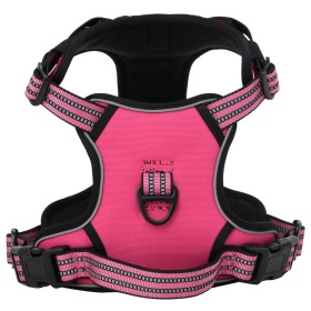 Adjustable pink dog harness with reflective bands S by , Dog products - Ref: Foro24-4013364, Price: 20,68 €, Discount: %