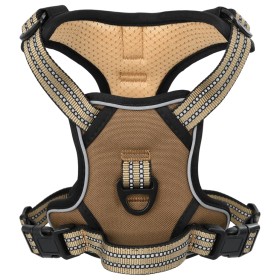 Dog harness with adjustable reflective bands, brown, size L by , Dog products - Ref: Foro24-4013372, Price: 22,99 €, Discount: %