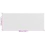 Toldo para balcón HDPE blanco 120x300 cm de vidaXL, Sombrillas - Ref: Foro24-310868, Precio: 21,66 €, Descuento: %