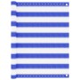 HDPE Balkonmarkise blau und weiß 90x500 cm von vidaXL, Sonnenschirme - Ref: Foro24-310890, Preis: 15,99 €, Rabatt: %