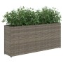 Planters with 2 rattan PE gray pots 90x20x40 cm, set of 2 units. by , Pots and planters - Ref: Foro24-3210515, Price: 117,87 ...