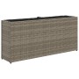 Planters with 2 rattan PE gray pots 90x20x40 cm, set of 2 units. by , Pots and planters - Ref: Foro24-3210515, Price: 117,87 ...