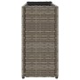 Planters with 2 rattan PE gray pots 90x20x40 cm, set of 2 units. by , Pots and planters - Ref: Foro24-3210515, Price: 117,87 ...