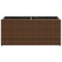 Planter with 2 pots 2 pcs brown PE rattan 72x30x32 cm by , Pots and planters - Ref: Foro24-3210529, Price: 84,46 €, Discount: %