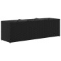 Planters with 3 black PE rattan pots 2 units 105x30x32 cm by , Pots and planters - Ref: Foro24-3210522, Price: 112,54 €, Disc...