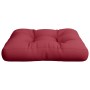 Cushion for pallet sofa, made of burgundy fabric, measuring 50x50x12 cm. by , Cushions for chairs and sofas - Ref: Foro24-360...