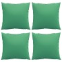 Sofa cushions 4 units green fabric 40x40 cm by , Cushions for chairs and sofas - Ref: Foro24-360364, Price: 25,66 €, Discount: %