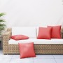 Sofa cushions 4 units red fabric 50x50 cm by , Cushions for chairs and sofas - Ref: Foro24-360387, Price: 37,64 €, Discount: %