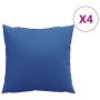 Cojines de sofá 4 unidades tela azul royal 50x50 cm de , Cojines para sillas y sofás - Ref: Foro24-360391, Precio: 48,94 €, D...