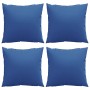 Cojines de sofá 4 unidades tela azul royal 50x50 cm de , Cojines para sillas y sofás - Ref: Foro24-360391, Precio: 48,94 €, D...