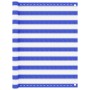 Toldo para balcón HDPE azul y blanco 120x400 cm de vidaXL, Sombrillas - Ref: Foro24-310893, Precio: 15,14 €, Descuento: %