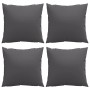 Sofa cushions 4 units in anthracite gray fabric 60x60 cm by , Cushions for chairs and sofas - Ref: Foro24-360403, Price: 61,0...