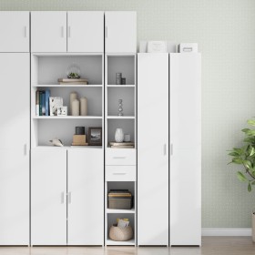 Narrow white engineered wood wardrobe 30x42.5x225 cm by , Sideboards - Ref: Foro24-3281266, Price: 137,13 €, Discount: %