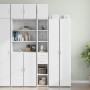 Narrow white engineered wood wardrobe 30x42.5x225 cm by , Sideboards - Ref: Foro24-3281266, Price: 134,85 €, Discount: %