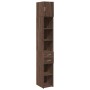 Narrow engineered wood wardrobe in brown oak, 30x42.5x225 cm by , Sideboards - Ref: Foro24-3281272, Price: 134,94 €, Discount: %