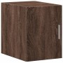 Narrow engineered wood wardrobe in brown oak, 30x42.5x225 cm by , Sideboards - Ref: Foro24-3281272, Price: 134,94 €, Discount: %